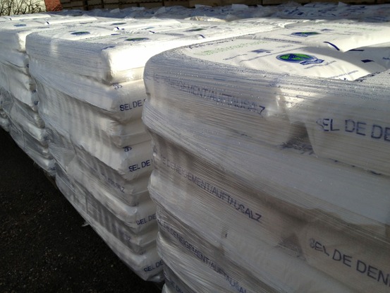 Sel de déneigement - palette de 40 sacs de 25 kg