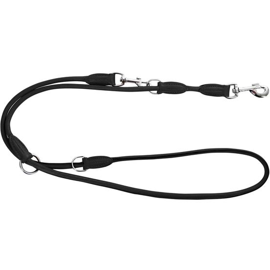 Laisse pour chiens roma 2 m cuir noir 81097