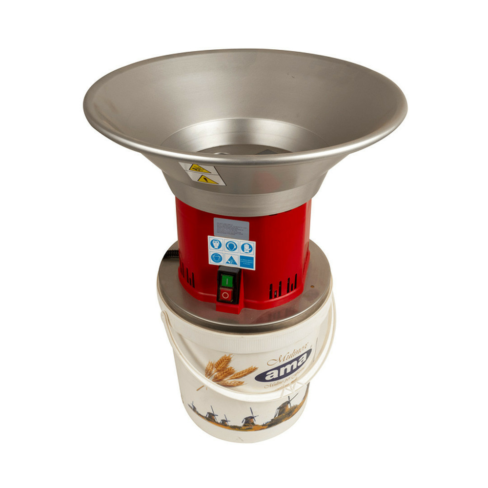 Moulin à grain pour usage alimentaire emc55x trémie inox 1.6 hp 220 v 16l