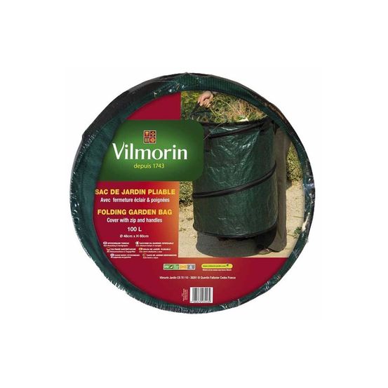 Sac de jardin pliable 100l 48cm x 60cm