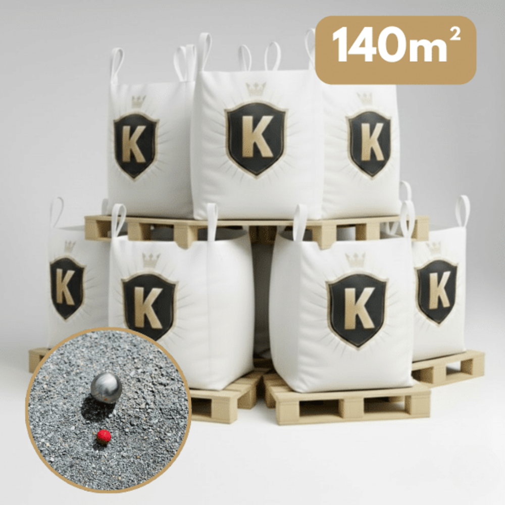 Sable des champions gris 0/8 mm – pack 7 big bag +/- 1,5t – pétanque