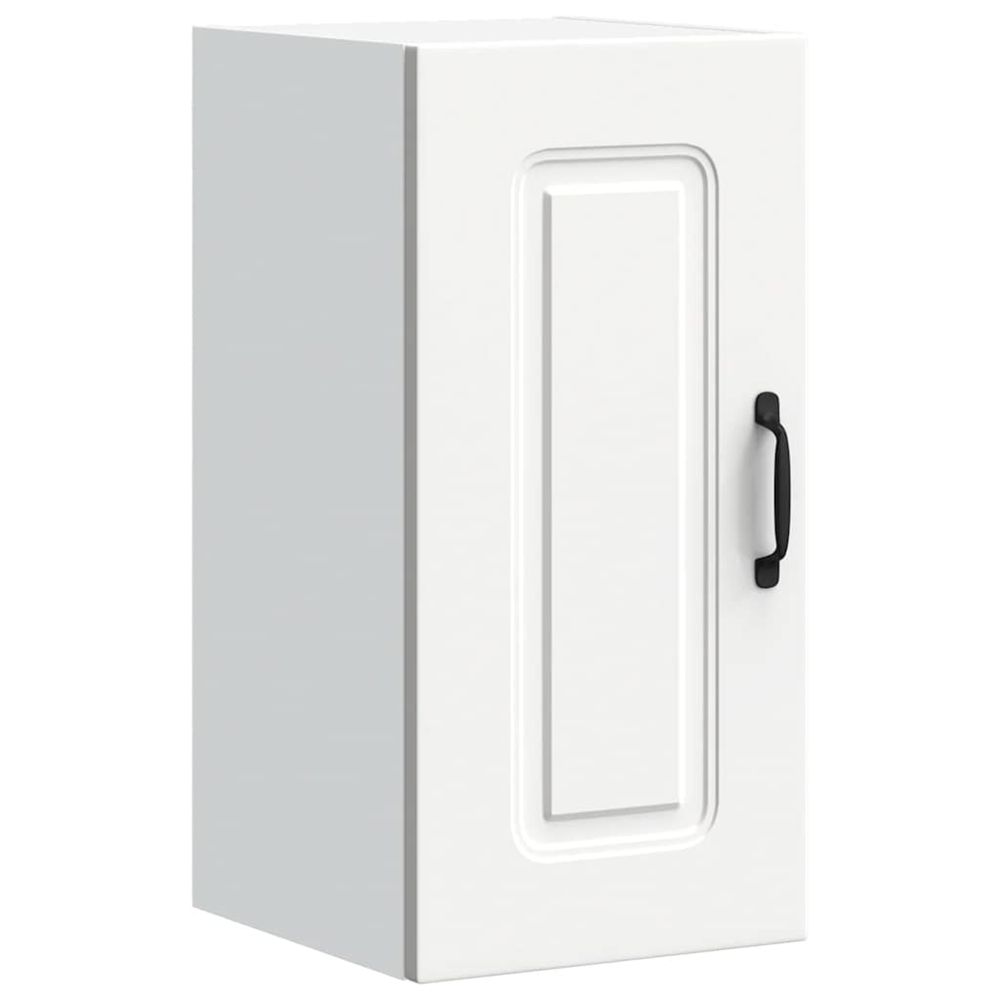 Armoire murale de cuisine kalmar blanc bois d'ingénierie