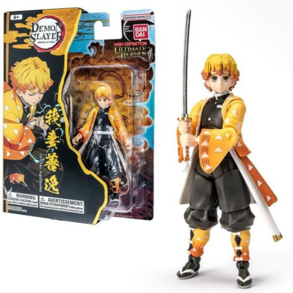Bandai - ultimate legends hd - figurine d'action demon slayer 12 cm - zenitsu agatsuma - ve88962