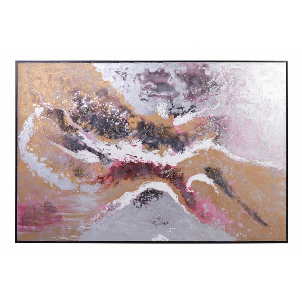 Tableau toile multicolore - décoration d'autrefois