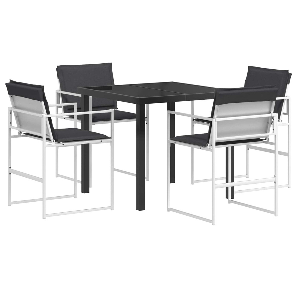 Ensemble de salle à manger pour jardin 5 pcs