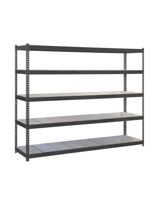 Etagère sans vis simonforte 2107-5 metal antracite/galva antracite/galva 2000x2100x750 - simonrack