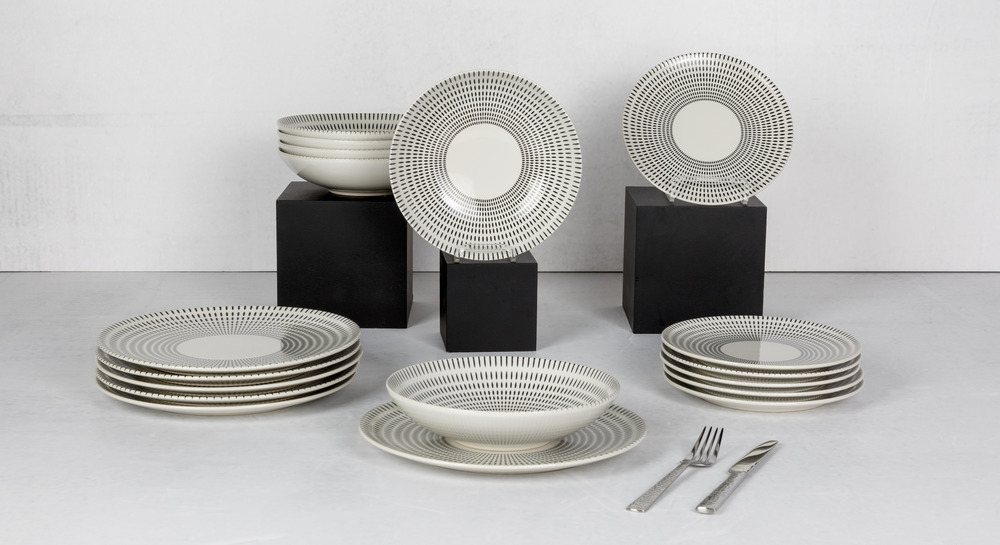 Cosy & trendy service de table centrico 18 pièces, 6 personnes