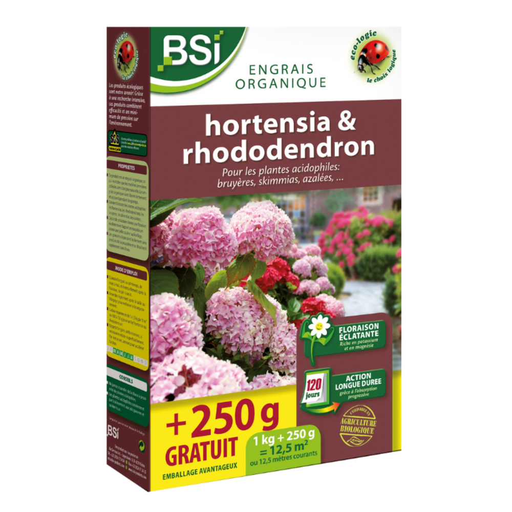 Engrais bio hortensia rhododendron 12,5m2