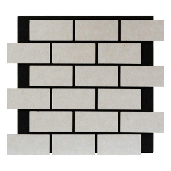 Panneau décoratif mural clint beige 61x69cm