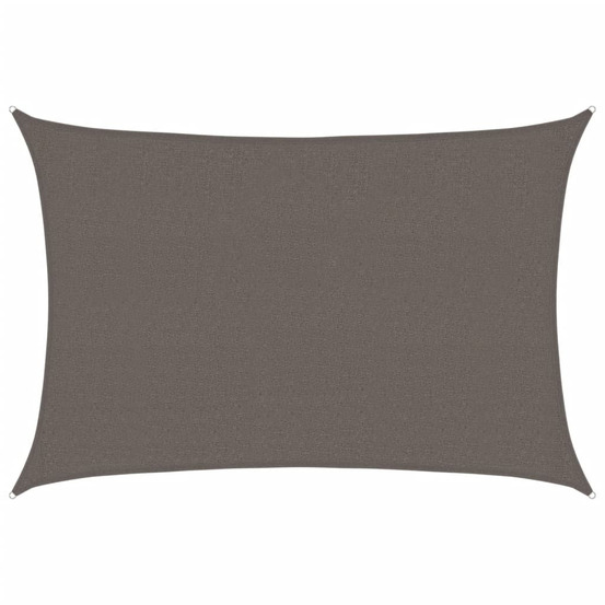 Voile d'ombrage 160 g/m² anthracite 2,5x3,5 m pehd