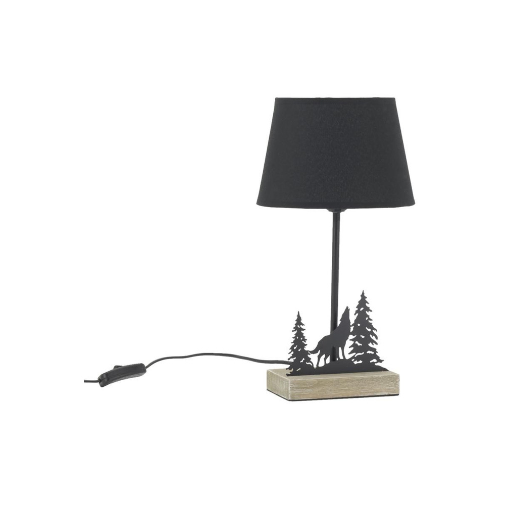 Lampe en métal montagne