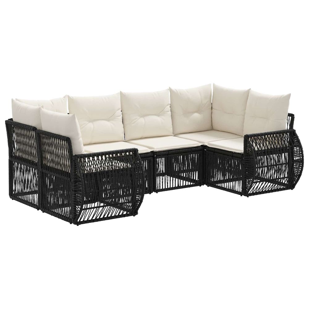 Ensemble de canapé de jardin 6 pc 6-nombre de places