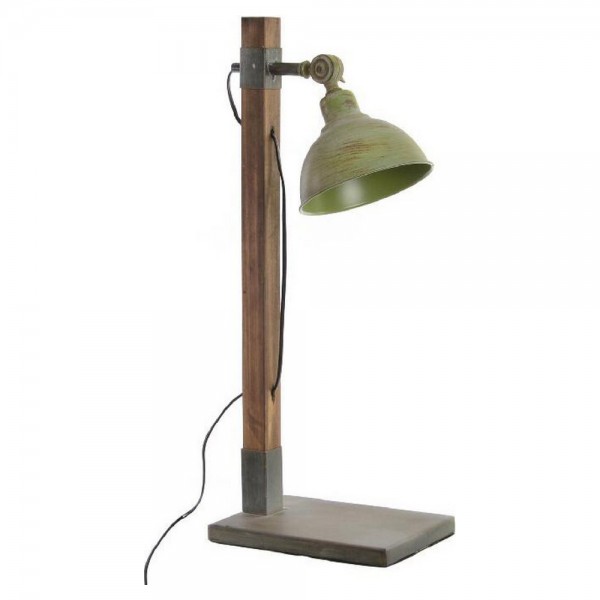 Lampe de bureau  métal bois (30 x 16 x 63 cm)