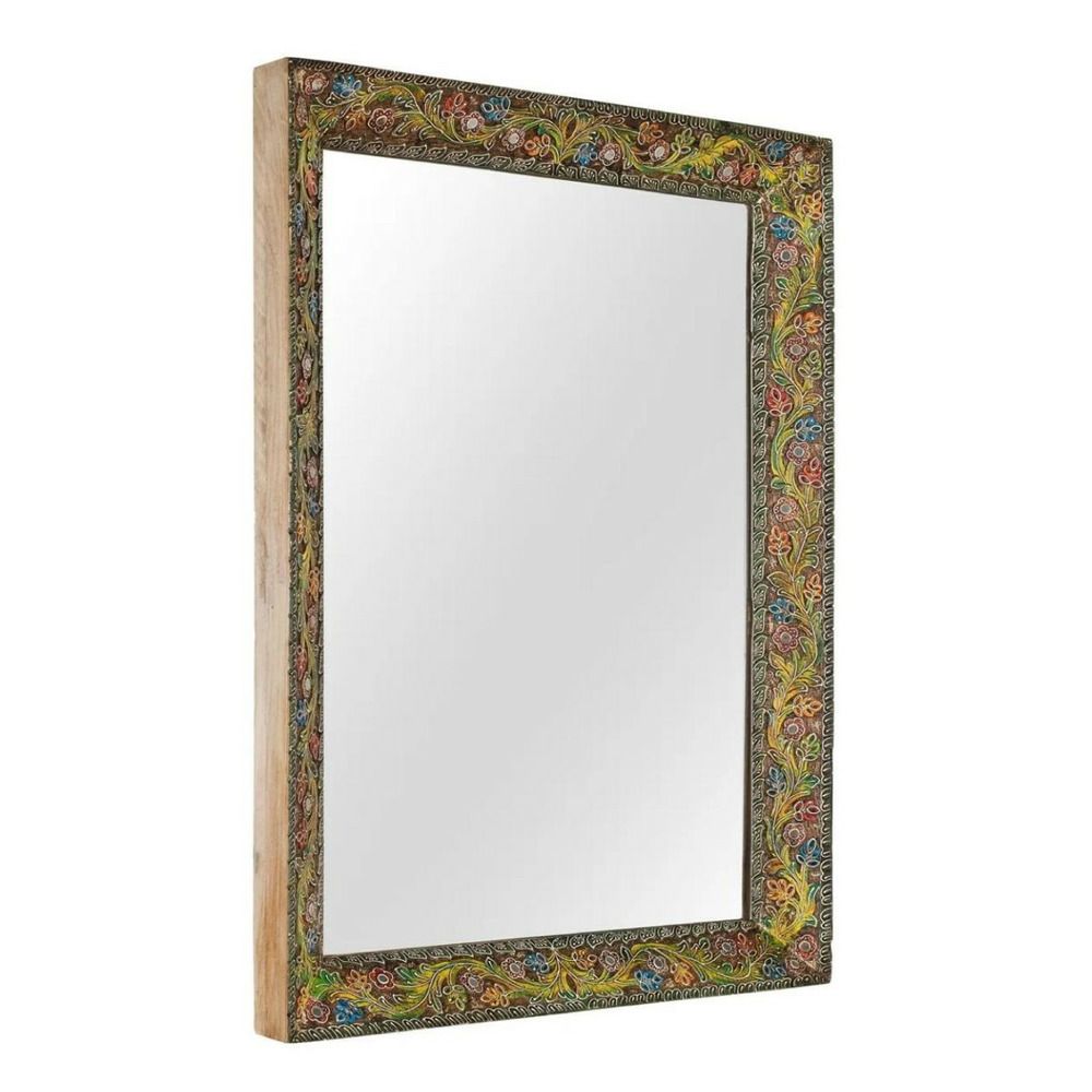 Miroir bois marron - décoration d'autrefois