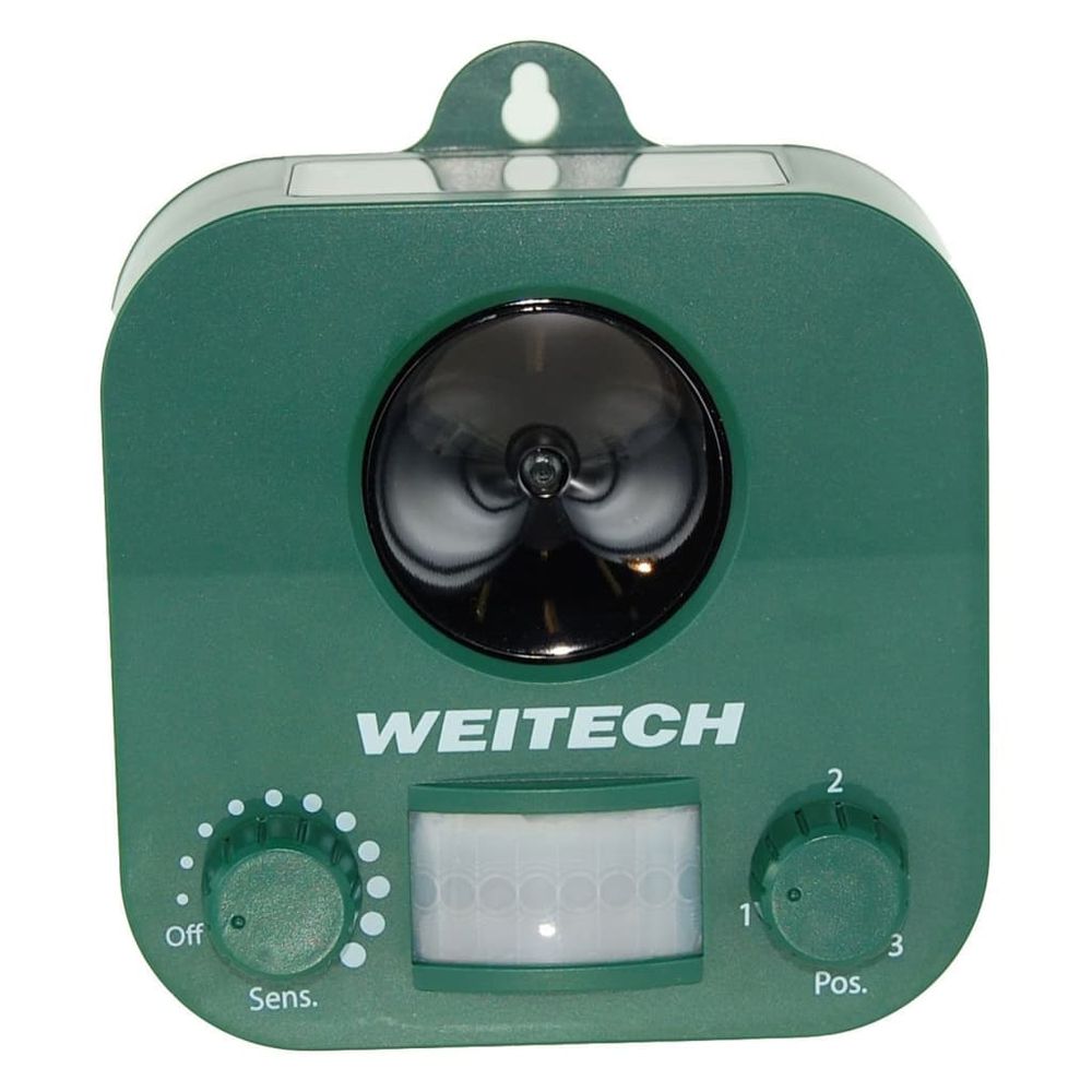 Répulsif Chat Ultrason Solaire Avec Détecteur Mouvement - Protection Jardin Cour Contre Chats Chiens Oiseaux