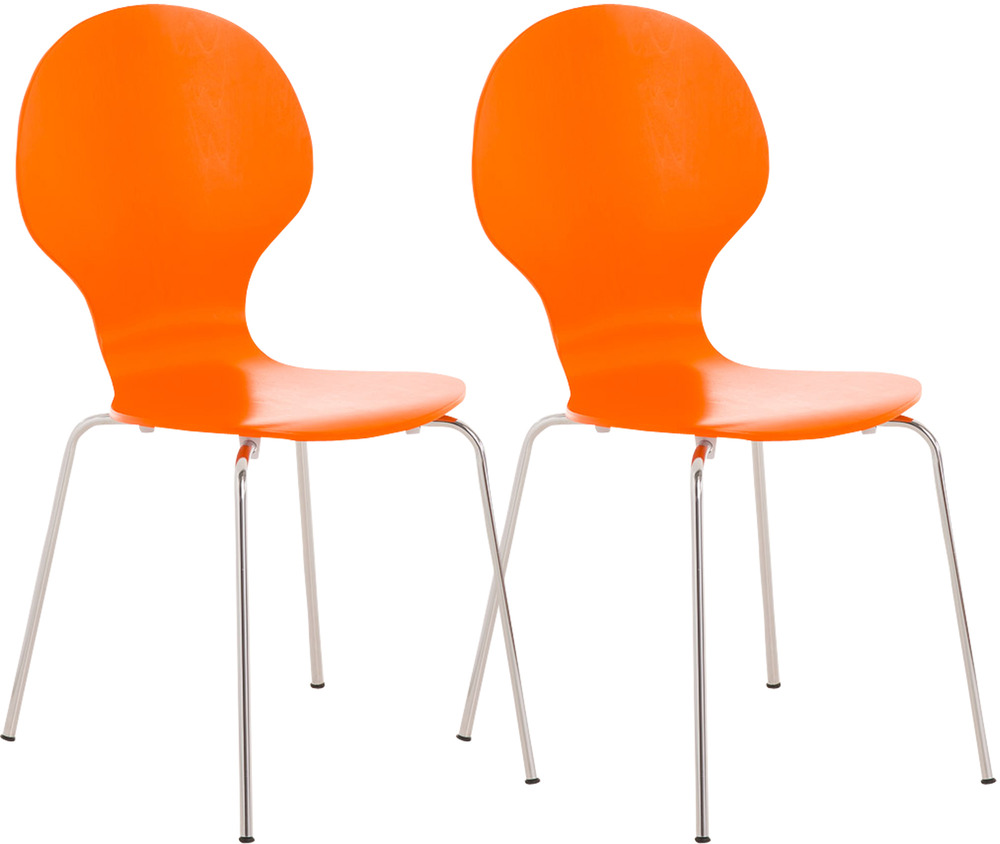 Lot de 2 chaises visiteurs diego