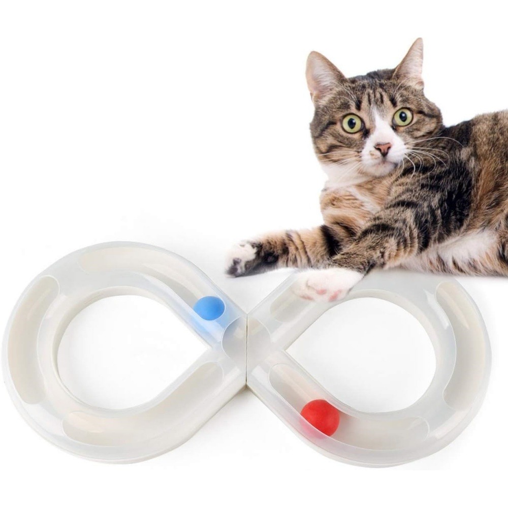 Jouet interactif pour chat -plateau tournant pour jouets pour chats-amovible