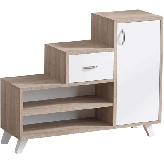 Meuble d'entrée en aggloméré sonoma