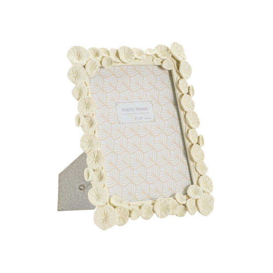 Cadre photo en polyrésine lotus pour photo 15 x 20 cm