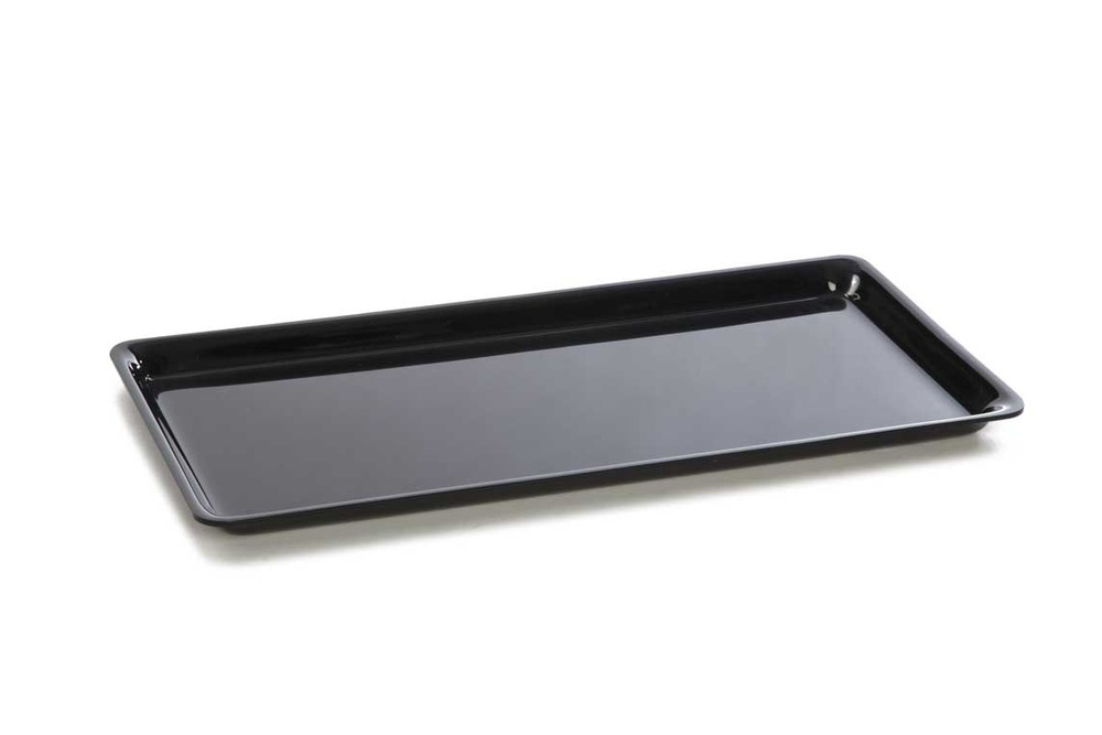 Plat en plexiglas grande surface noir 425x205x17mm - matériel chr pro