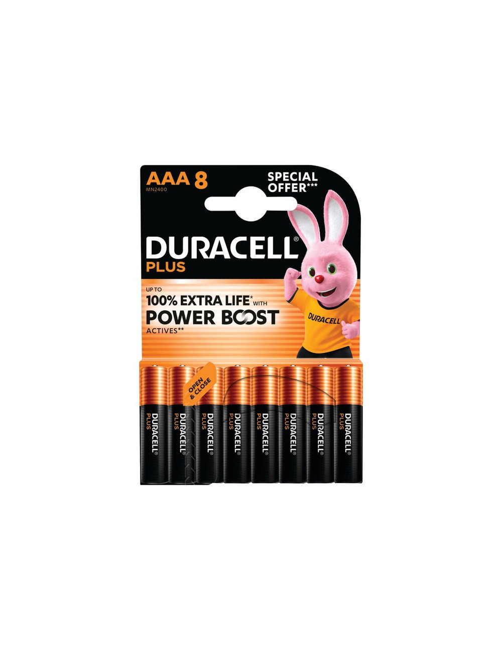 Duracell pile plus aaa x8 so
