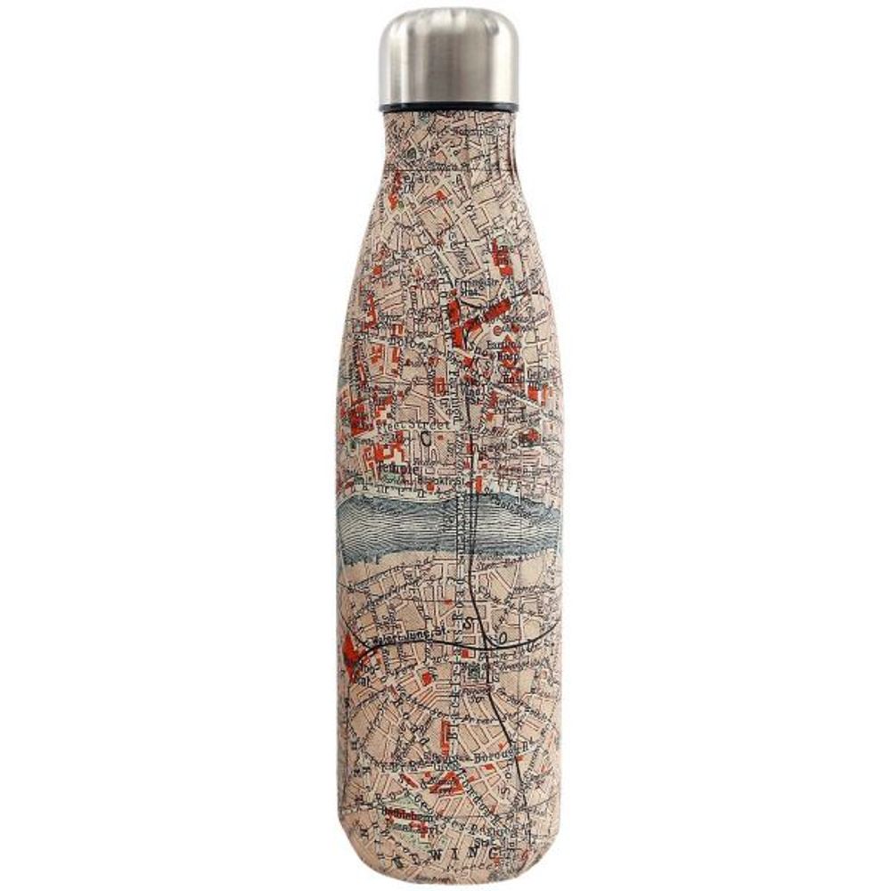 Bouteille isotherme en inox 50 cl city map modèle 1