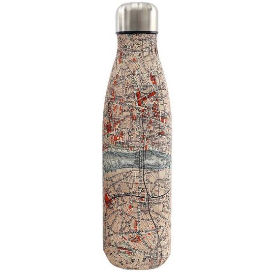 Bouteille isotherme en inox 50 cl city map modèle 1