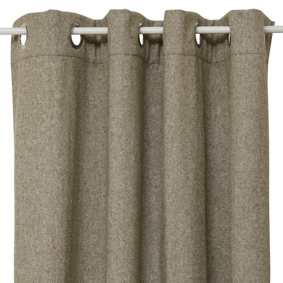 Rideau isolant kys vert kaki 140x260cm