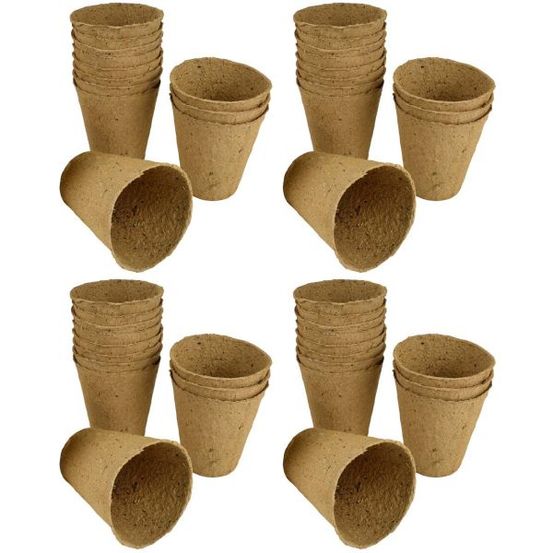 Pots de plantation bio sans tourbe