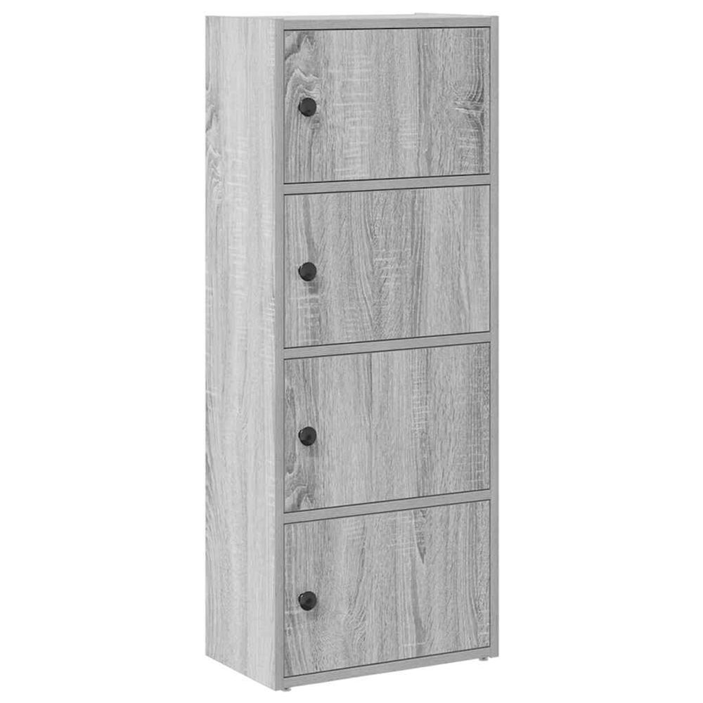 Bibliothèque sonoma gris 40x24x102 cm bois d'ingénierie