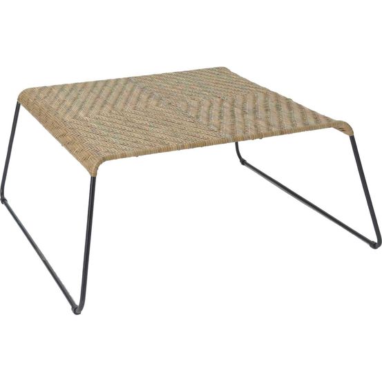 Table basse rotin kubu