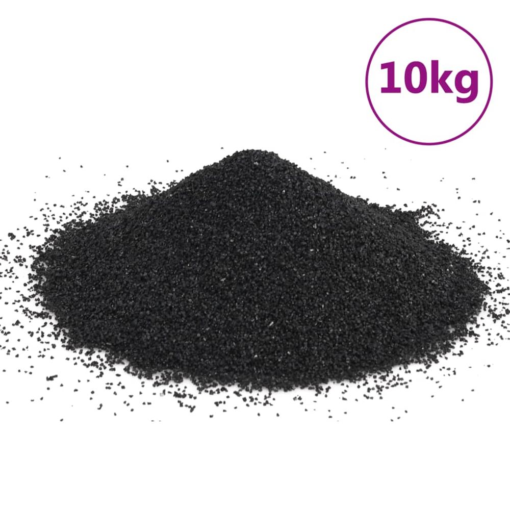 Sable pour aquarium 10 kg noir 0,2-2 mm