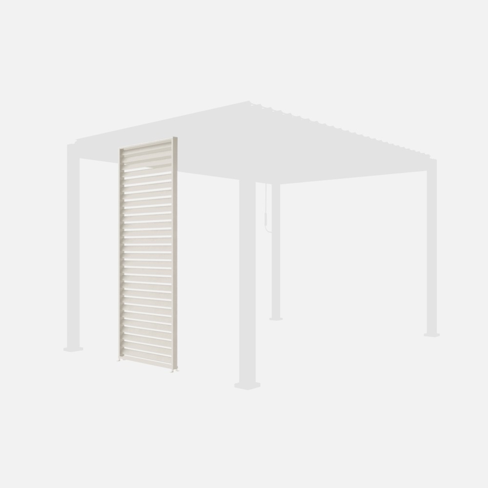 Persienne pour pergola bioclimatique triomphe, aluminium