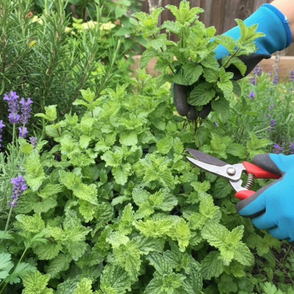 Menthe crispée - sans traitement lot de 9 godets