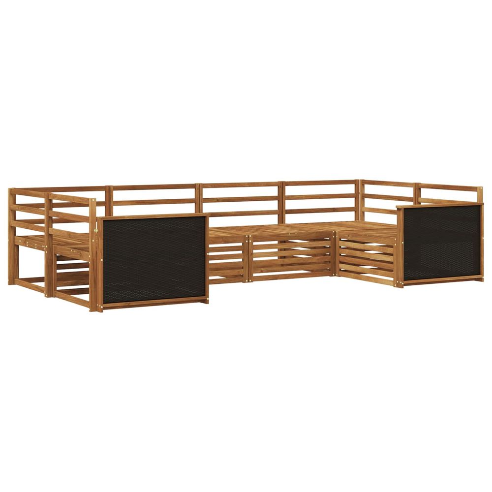 Ensemble de canapés d'extérieur 6 pc naturel