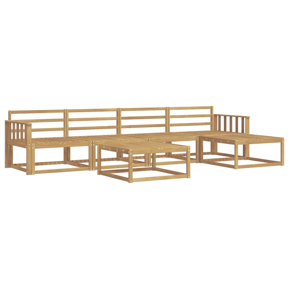 Ensemble de canapés d'extérieur 6 pcs blanc 79 x 79 x 37 cm