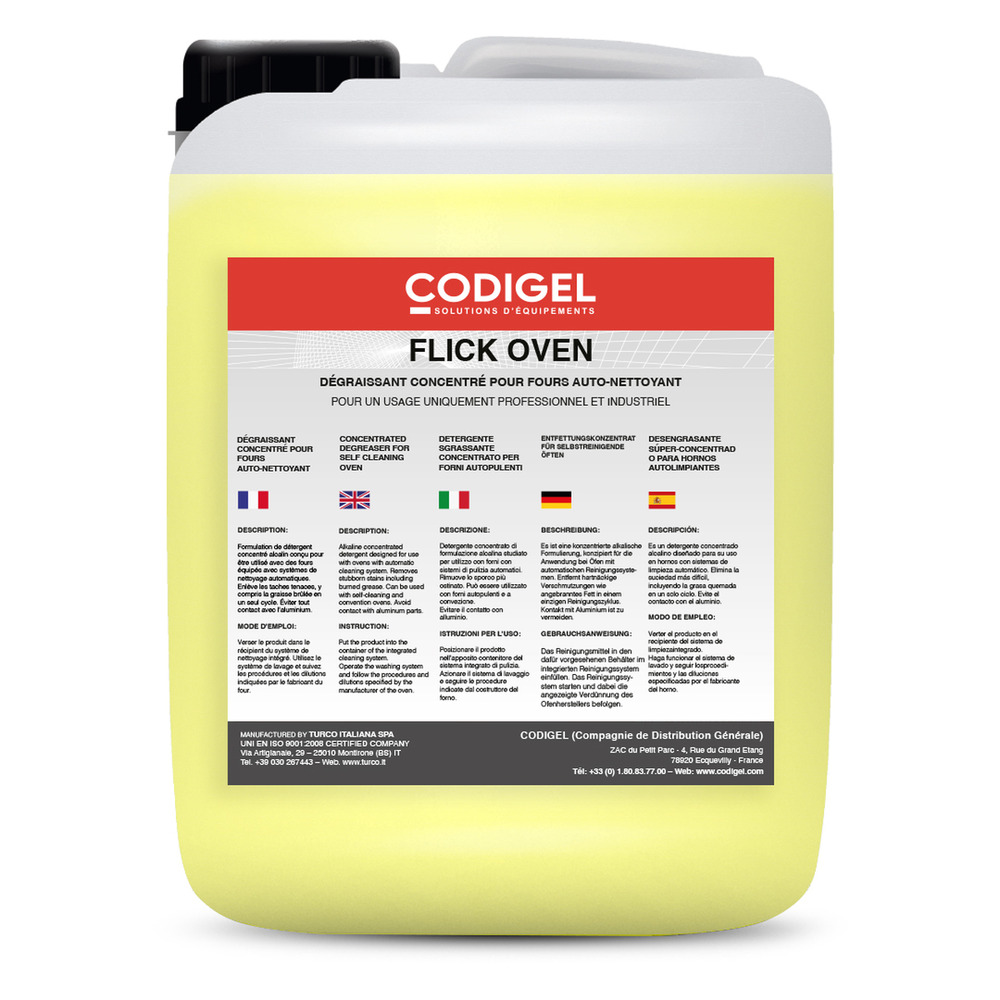 Détergent fours 10 l - codigel