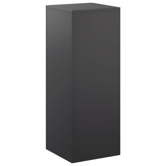 Support de plante noir 30 x 30 x 80 cm acier