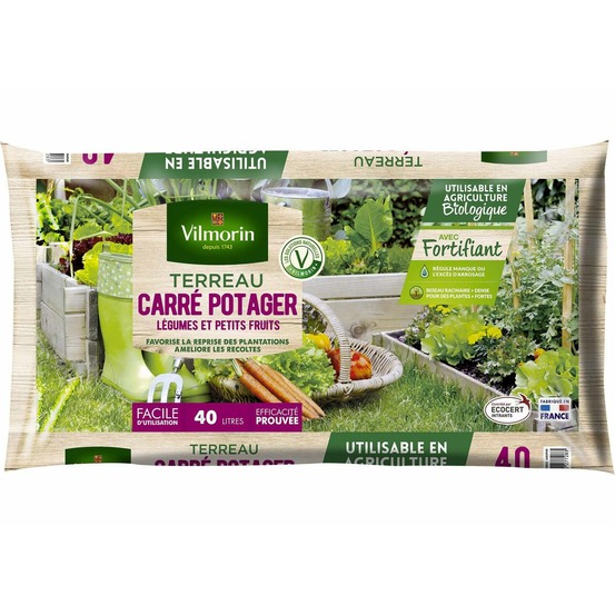 Terreau carré potager 40l