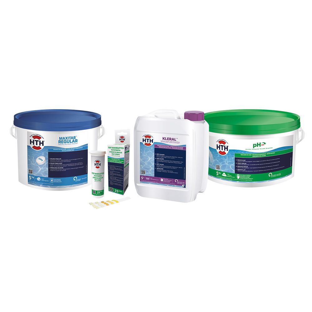 Kit de traitement complet au chlore (0-20 m³)
