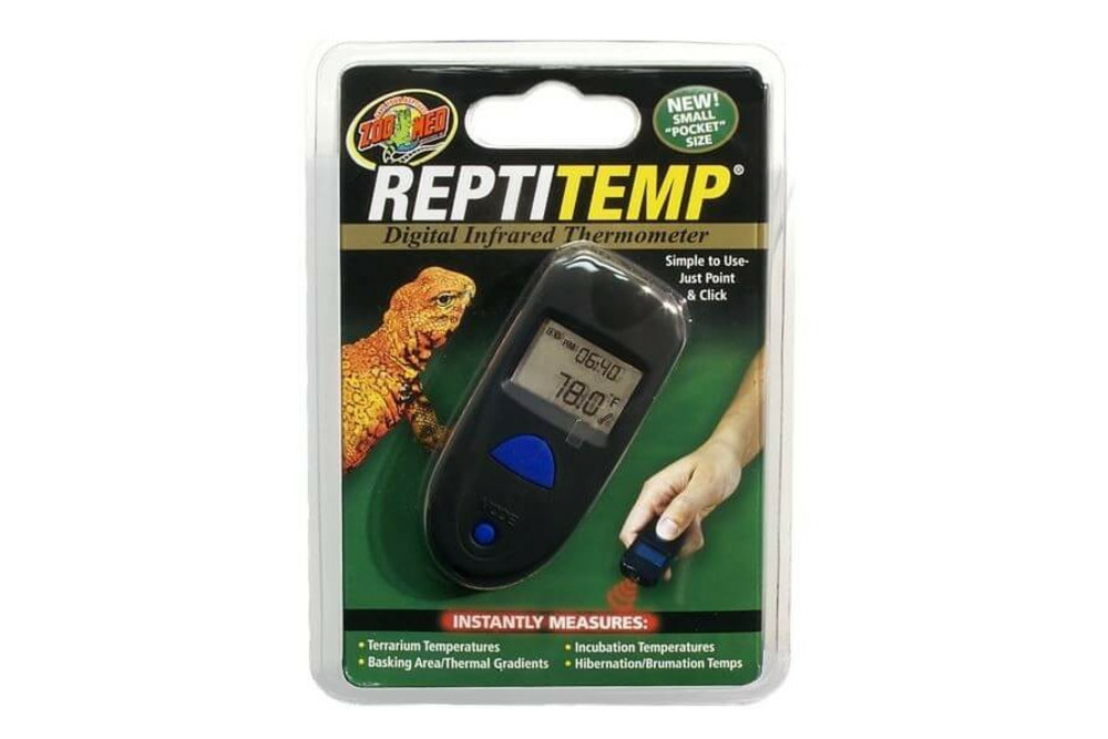 Repttemp - digital infrared thermometer - chauffage pour reptiles