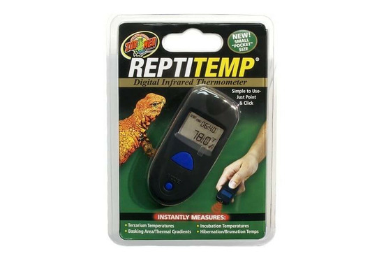 Repttemp - digital infrared thermometer - chauffage pour reptiles
