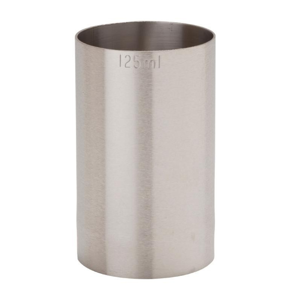 Mesure de bar en inox professionnelle estampillée ce 125 ml - beaumont