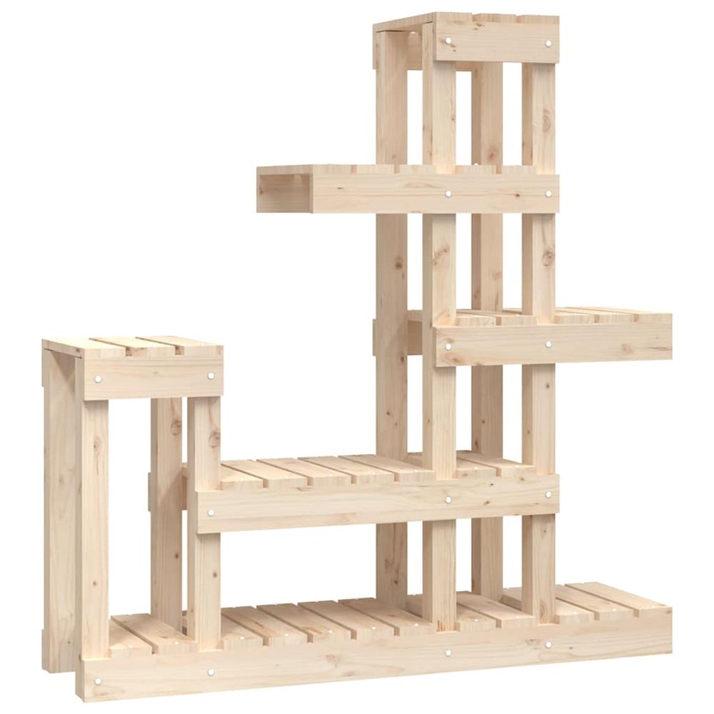 Support à plantes 92x25x97 cm bois massif de pin