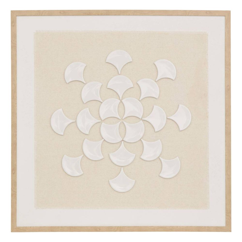 Toile 3d houria beige 78x78cm