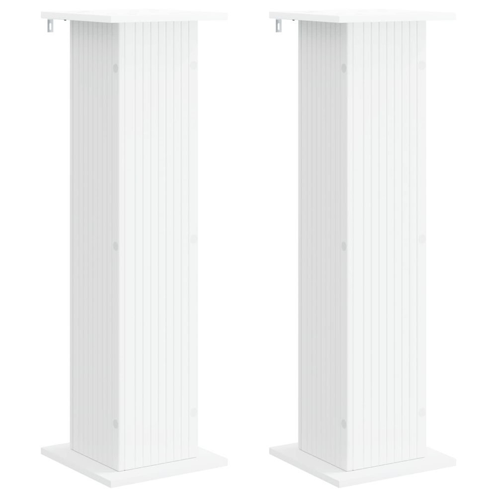 Support de plante 2 pc blanc 30,5 x 30 x 100,5 cm