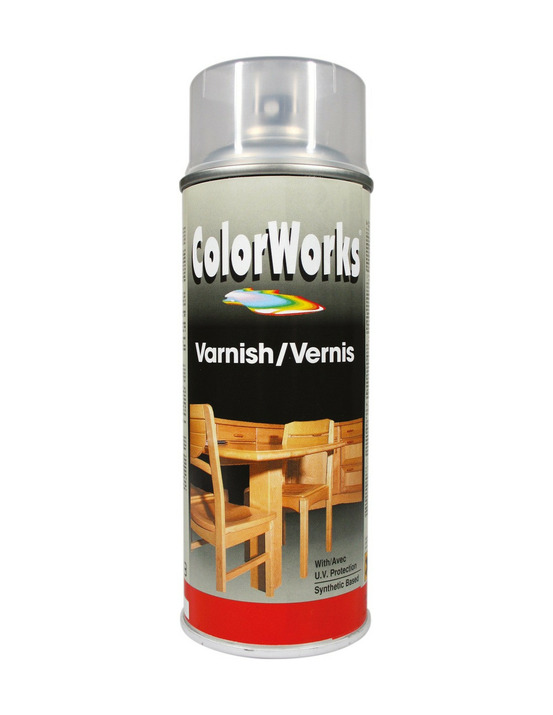 Vernis aérosol satin colorworks finition satinée protectrice en spray - colorworks