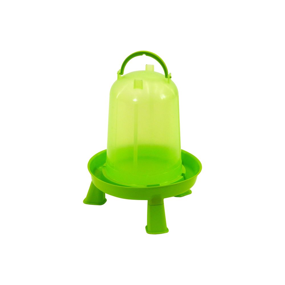 Abreuvoir plastique sur pieds poules, volailles 5 litres