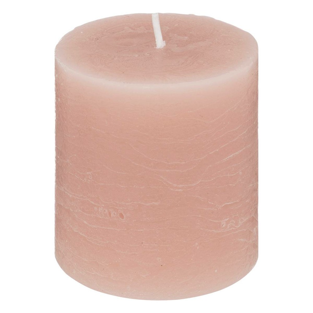 Bougie rustique - rose - 220g