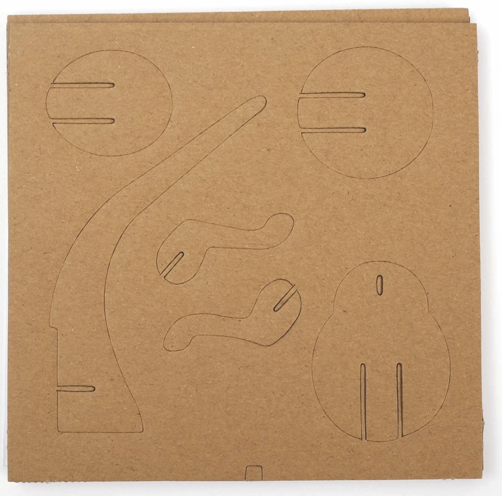 Maquette 3d en carton - kangourou